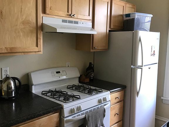 Updated kitchen with gas stove, dishwasher, disposal
