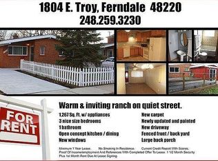 1804 E Troy Ave, Ferndale, MI 48220