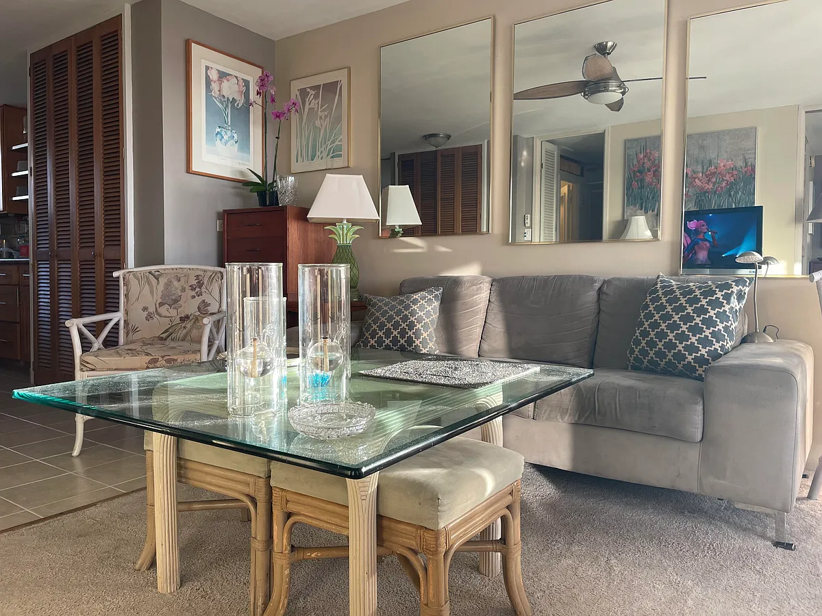 Living Room - 1676 Ala Moana Blvd #903