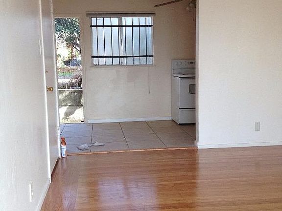 dining area and door to backyard