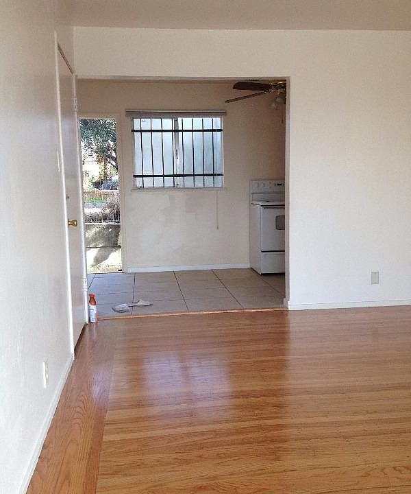 dining area and door to backyard