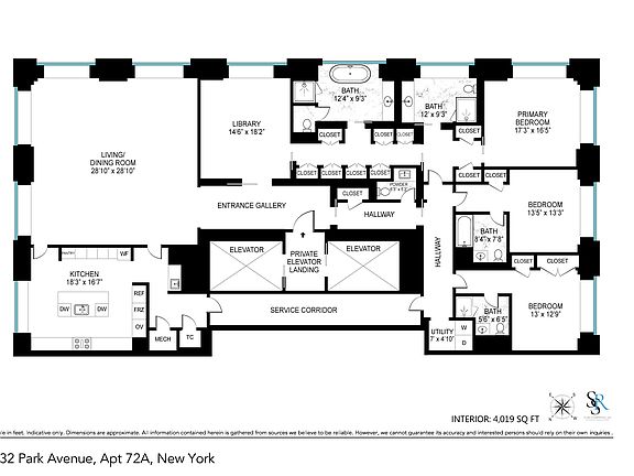 2nd image of 432 Park Ave APT 72A
