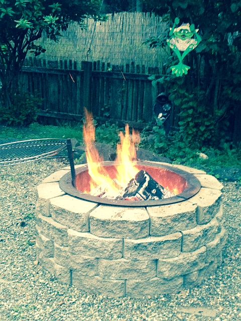 Fire pit for grilling!