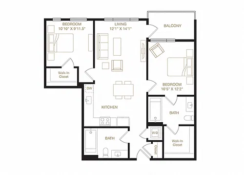 Floor plan Fruitvale