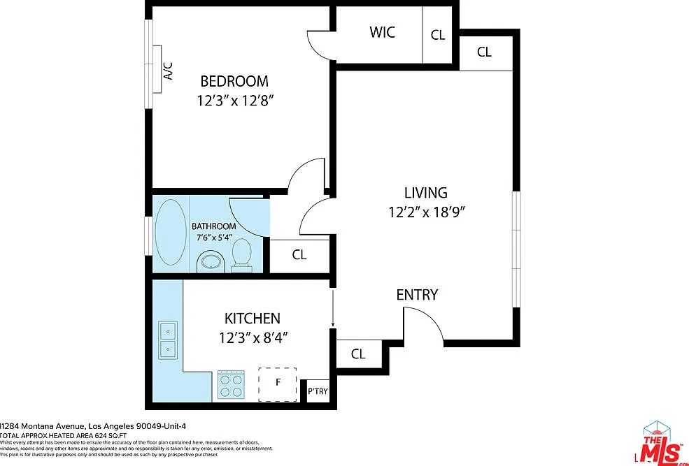 1 bed, 1.0 bath, 646 sqft, $1,995 — Photo 2