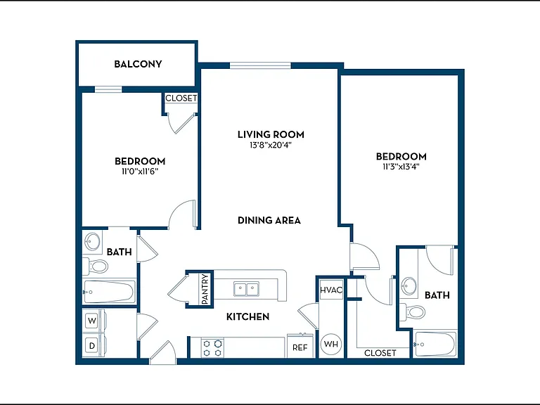 Normandy | 2BD, 2BA | 992SF Normandy | 2BD, 2BA | 992SF