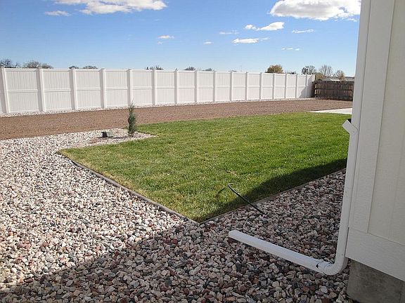 Private road and privacy fencing.