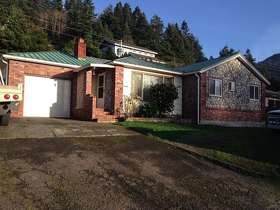 Garage and driveway