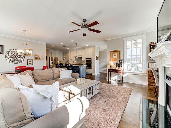 Open Family Room and Kitchen