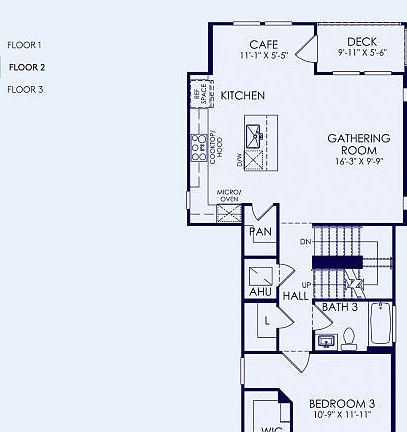 Plan 1 Floor Plan, Quick Move-In Home, Floor 2