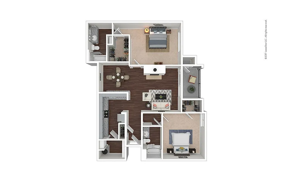 Floor plan Pierson B6