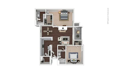 Floor plan Pierson B6