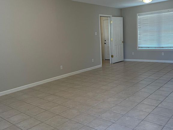 Open living room and dining