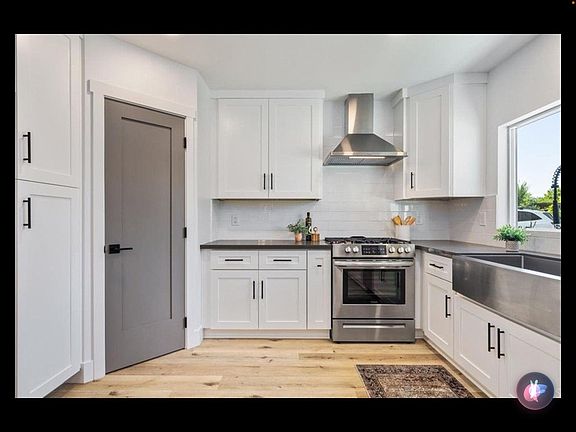 Kitchen with walk in pantry