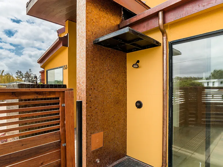 Private outdoor shower