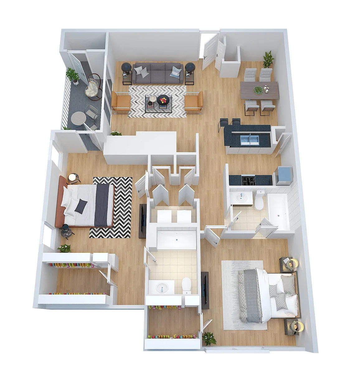 Floor plan HAWTHORNE