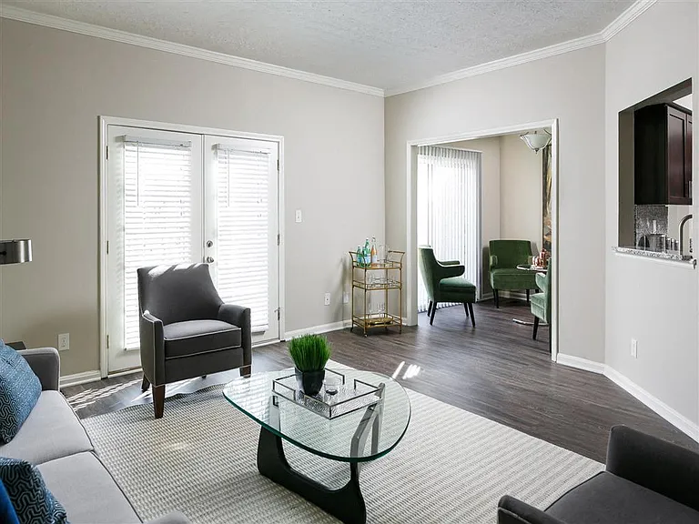 Open-concept living area