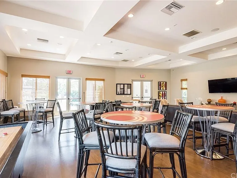 Community game room with table games, and cable television