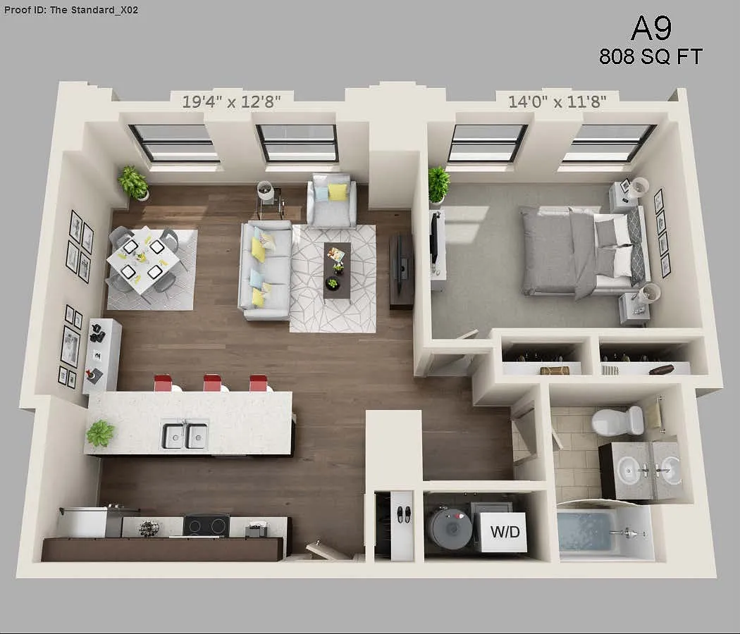 Floor plan 808