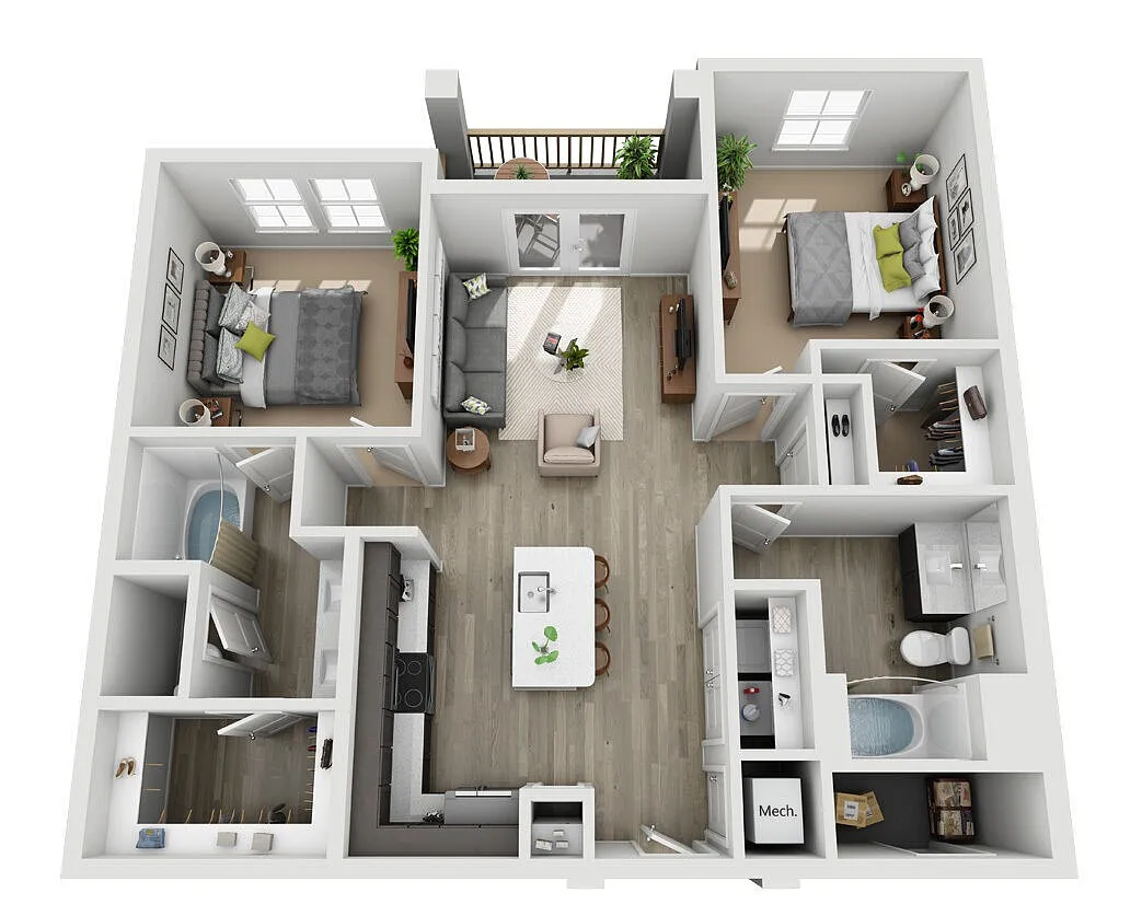 Floor plan B1