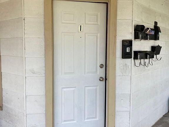 Entry door into unit # 1