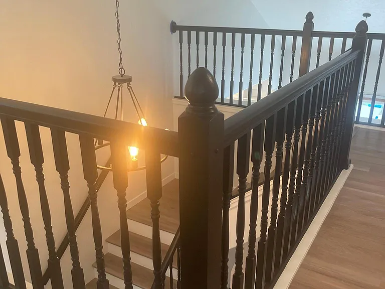 upstairs view from the stairs