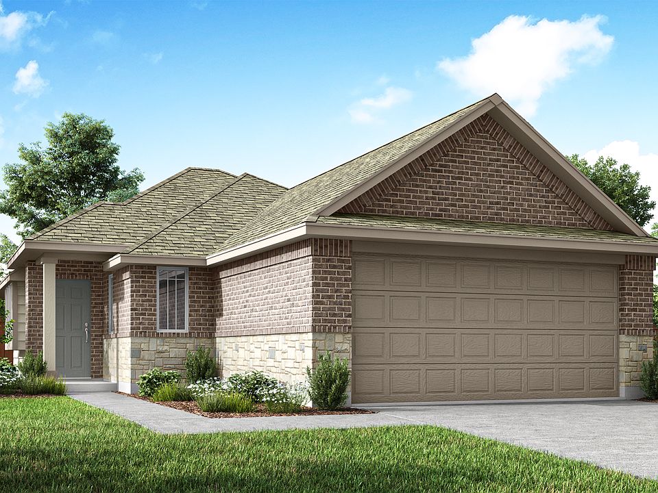 Melrose Elevation A with Masonry