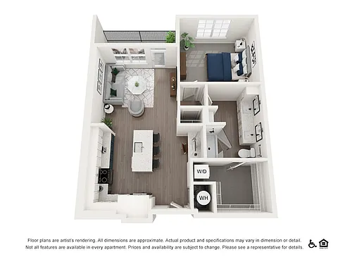 Floor plan 1E