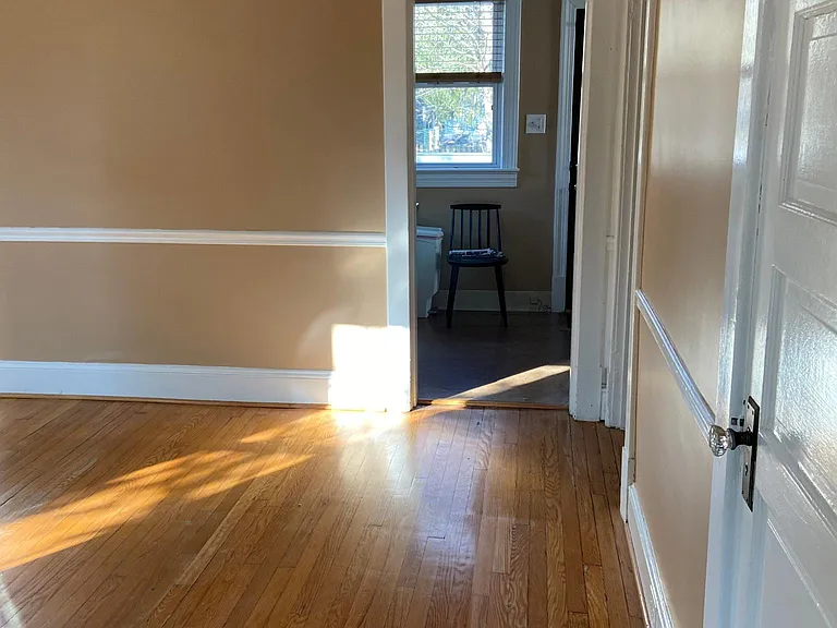 Dining room with entrance to kitchen