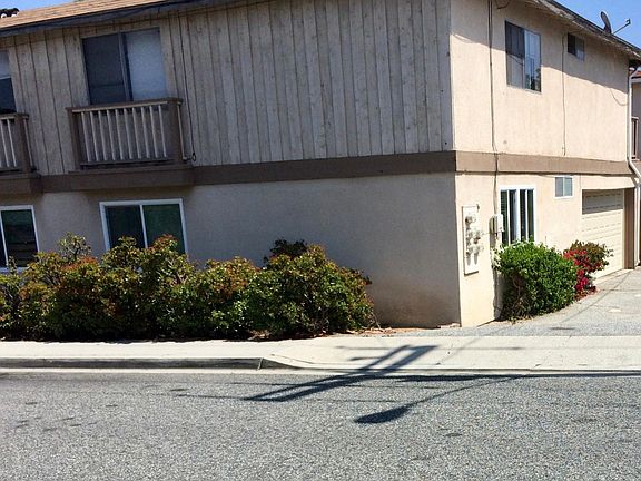 Back of apartment building