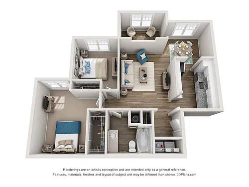 Floor plan Merrimon