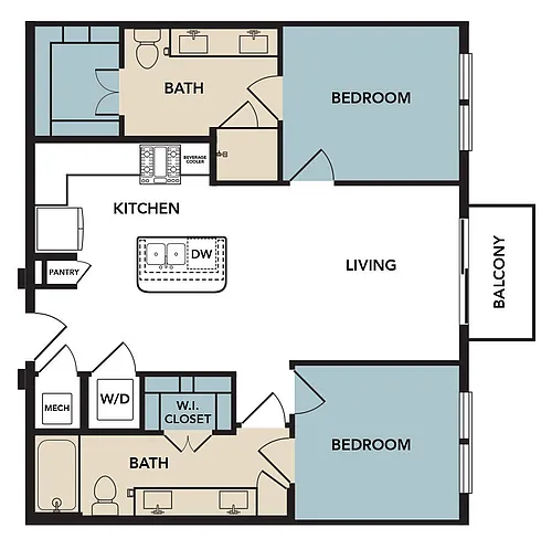 Floor plan B3A