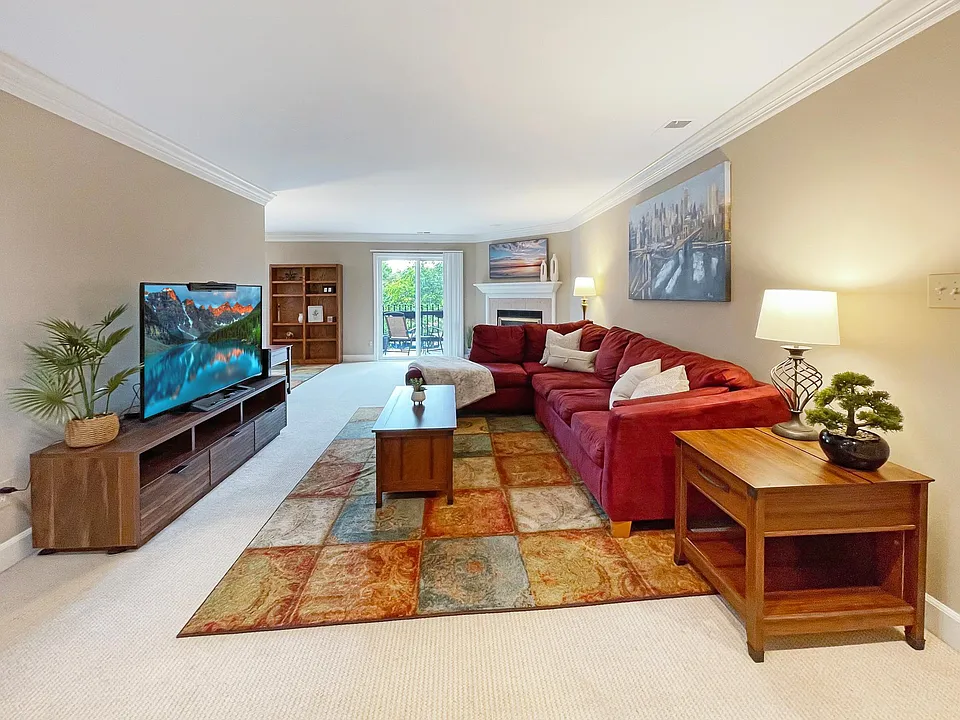 Living Room with Fireplace