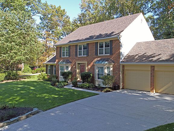 1/2 acre lot, backs to trees