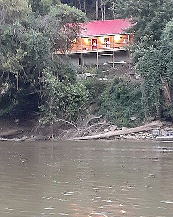 Photo from boat on the river
