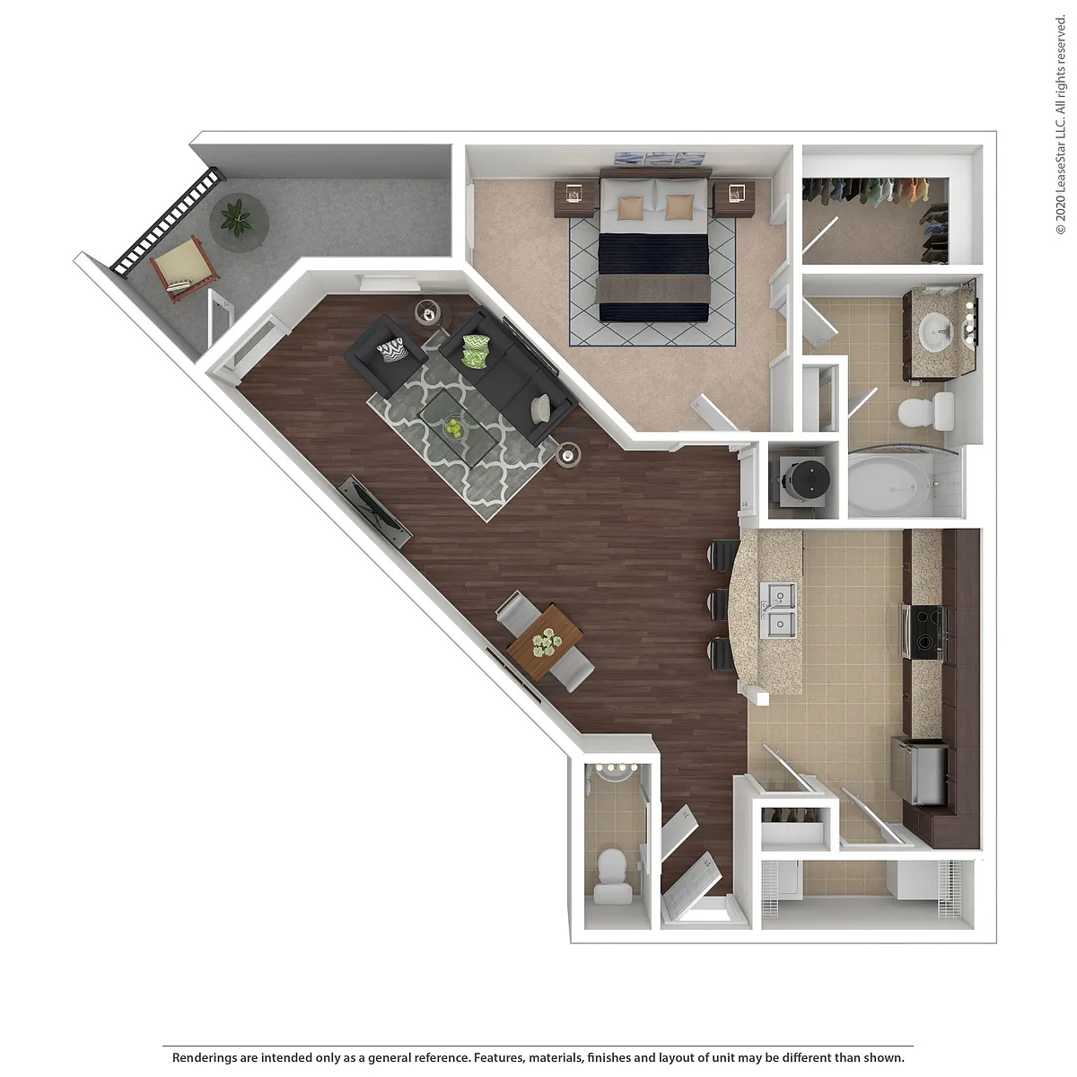 Floor plan 1E