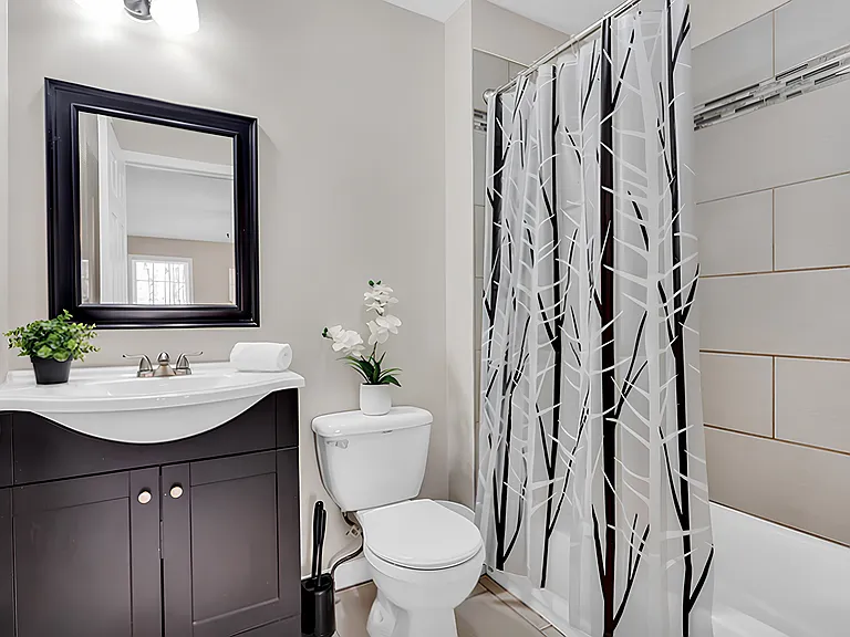 Private full bath.