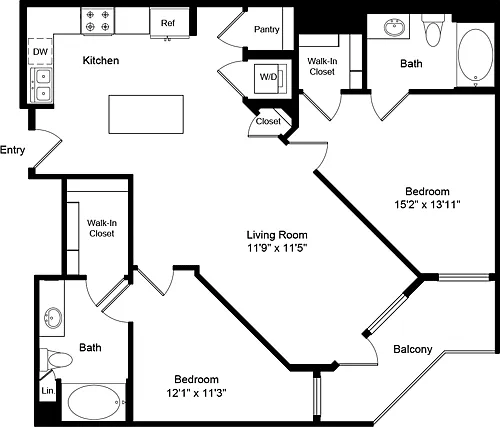 Floor plan B22