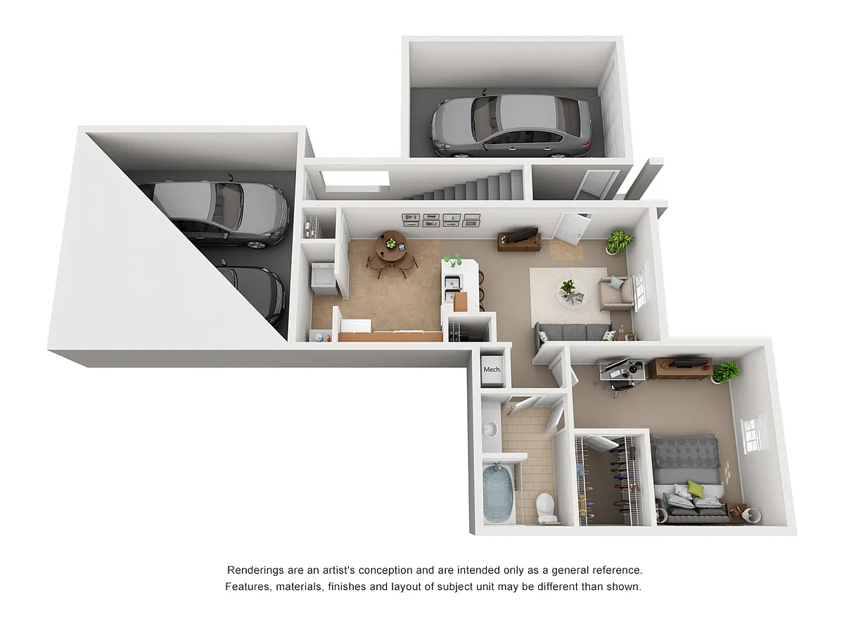 Floor plan 1 Bedroom