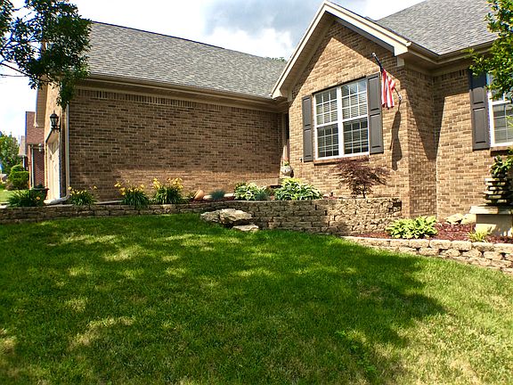 Flowers and plants at entry