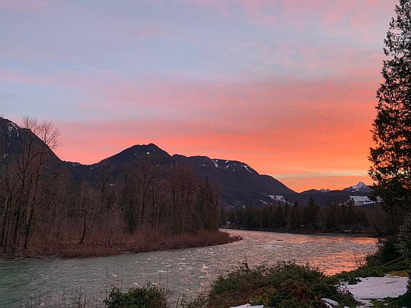 Photo taken from back porch.