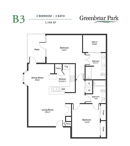 Floor plan B3P