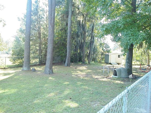 Large backyard. 