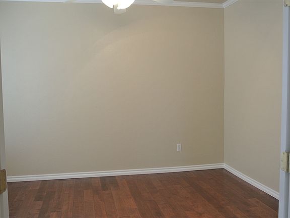 Study with beautiful wood floor