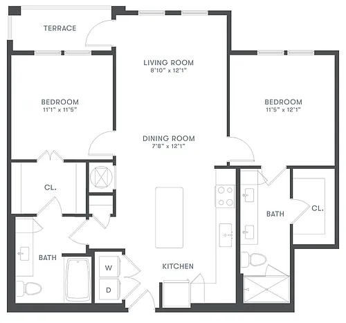 Floor plan B1
