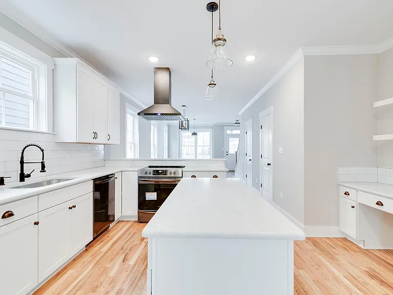 Kitchen with new appliances