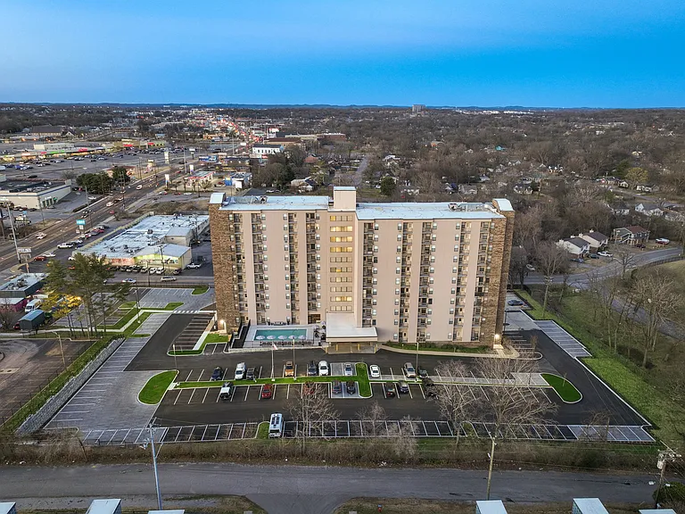 Aerial View of Building