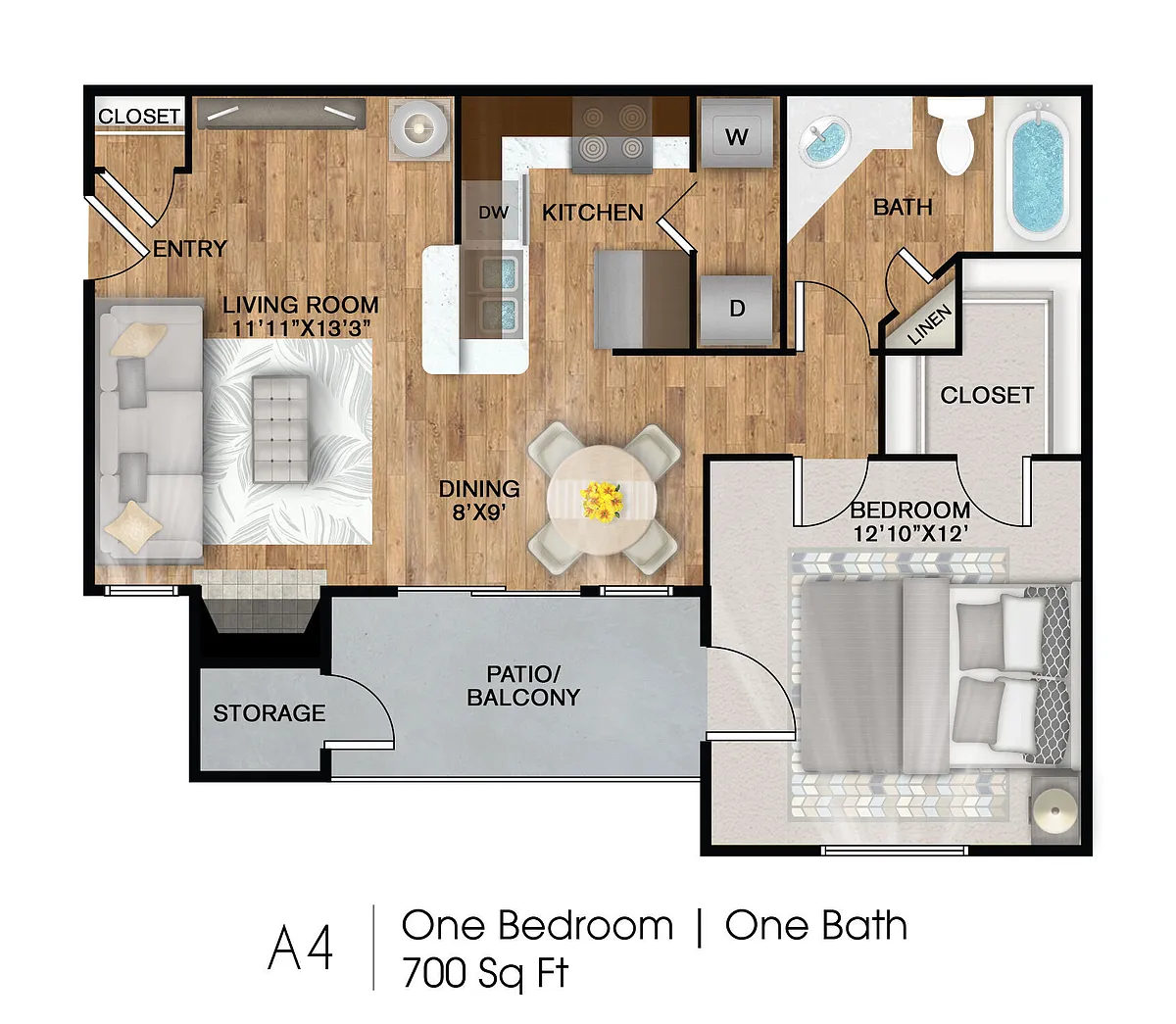 Floor plan The 700
