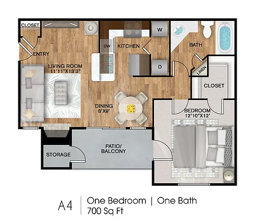 Floor plan The 700