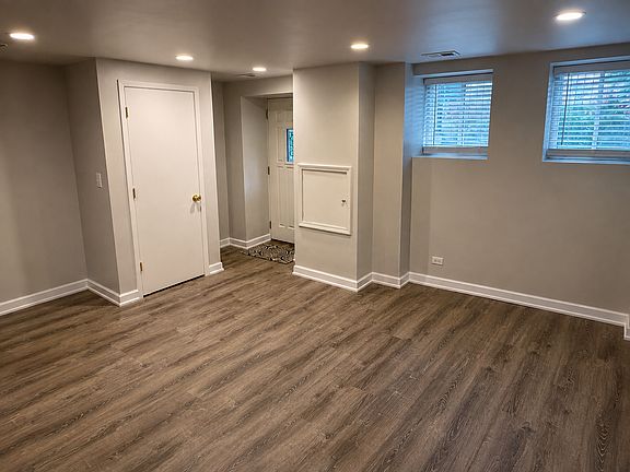 Entry and living room with coat closet